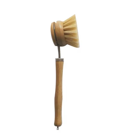Natural Life Bamboo Handle Coconut Bristles Dish Scrub Brush