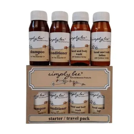 Simply Bee essential natural toiletries for travelers shampoo conditioner lotion body wash (2)