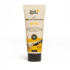 Back 2 Nature Marine Safe Sunscreen Non-Nano Zinc Non-Toxic Mineral Sunblock Body SPF 30, 100ml
