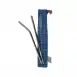 Ecoboks stainless steel straw set shweshwe blue