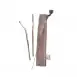 Ecoboks stainless steel straw set shweshwe brown
