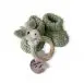 Holisteeq Crochet Shoes and Cow Teether Green (2)