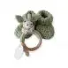 Holisteeq Crochet Shoes and Cow Teether Green