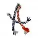 Upcycle Reclaimed Waste T-shirt Yarn Crochet Doggie Toy Large (2)