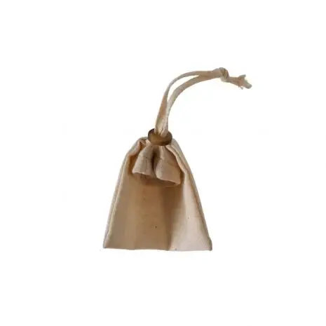 Upcycle Unbleached Cotton Drawstring Zerowaste Tea Bag (2)