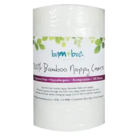 Bamboo Baby Bamboo Biodegradable Nappy Liners