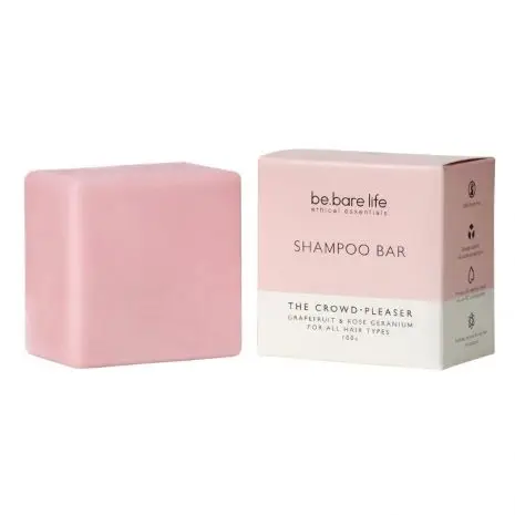 Be.Bare Essentials Crowd Pleaser pH balanced Shampoo bar without lye all hair types grey hair South Africa lush clicks dischem