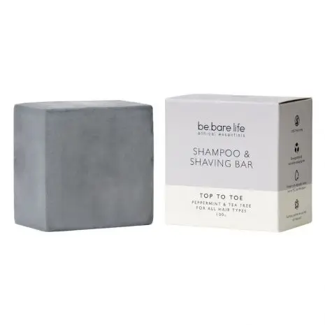 Be.Bare Essentials Top to Toe pH balanced Shampoo and Shaving bar without lye best all in one bar South Africa clicks dischem