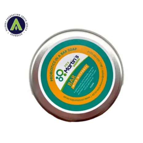 Mrs Martin’s Probiotic Round Bar Soap 80g