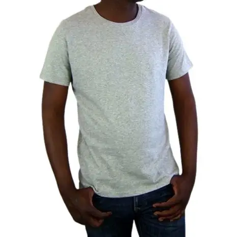 Hemporium hemp cotton sustainable fashion men's t-shirt grey