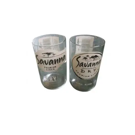 Upcycle South Africa Reclaimed Beer Bottle Glass Tumblers (2)