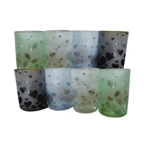 Upcycle South Africa Reclaimed Wine Bottle Sandblasted Glass Tumblers