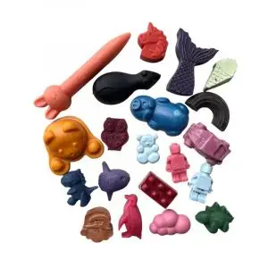 Wackadoodle Let's Draw Mixed Natural Crayon Tub
