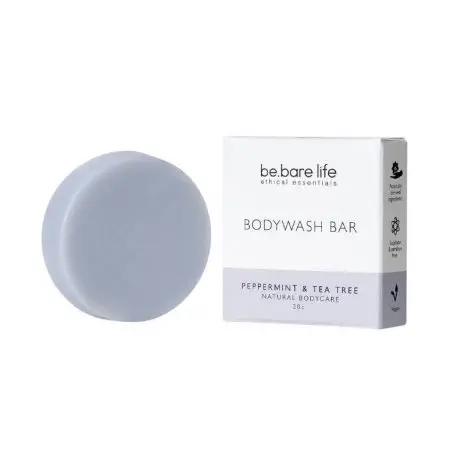 Be.Bare Life Mini Body Wash Bar Plastic-Free Natural Zero-Waste