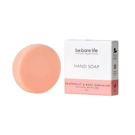 Be.Bare Life Mini Hand Soap Bar Plastic-Free Natural Zero-Waste