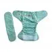 Mini Matters Velcro Fitted Nappy Cotton with Booster Outside View
