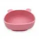 MiniMatters Bear-Shaped Silicone Suction Bowl Blush