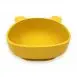 MiniMatters Bear-Shaped Silicone Suction Bowl Mustard