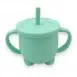 MiniMatters Silicone Straw Sippy Cup Minty