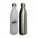 The Restore Stainless Steel Thermos Flask Water Bottle 750ml White and Silver Yoga Sport Ladies Men