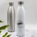 The Restore Stainless Steel Thermos Flask Water Bottle 750ml White and Silver Yoga Sport Zen Ladies Men