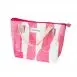 Plasticity Upcycled fused plastic bags insulated lunch _ cooler bag pinks
