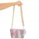 Plasticity Upcycled fused plastic sling bag - luxury vegan designer handbag pinks