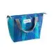 Plasticity Upcycled fused plastic bags insulated lunch _ cooler bag blues