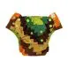 Janna Nanna Reusable Waterproof Pull Up Nappies Training Pants for Toddlers Retro Geo Green