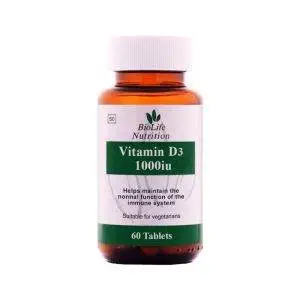 BioLife Nutrition Supplement Vitamin D3 1000 IU - 60 Tablets