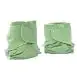 MiniMatters Anytime Velcro 100% cotton Fitted Nappies - Sage Newborn or OSFM