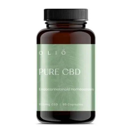 Olio Pure CBD 600mg 60 capsules endocannabinoid homeostasis
