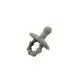 Mini Matters Chomp Silicone Baby Dummy Pacifier Soother Cherry Handle Grey
