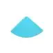 Mini Matters Silicone Teething Corner Minty Blue