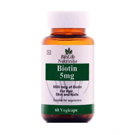 Biolife 5mg Biotin 60s
