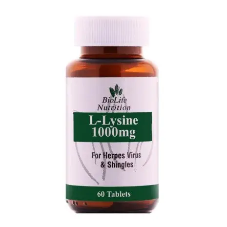Biolife L-Lysine 1000mg 60s