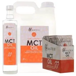Lifematrix MCT Oil Shipper 2l 500ml 250ml Plain