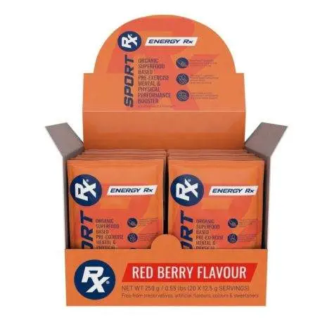 Sport RX Sport Energy 20 x 12,5g sachets natural superfood