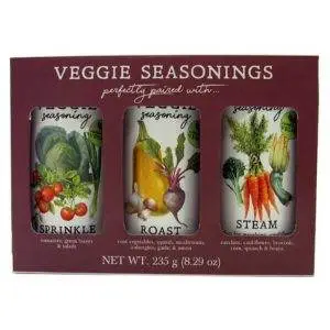 Eat Art Vegan Veggie Seasoning 3 Pack Steam Sprinkle Roast Spice Gift Set