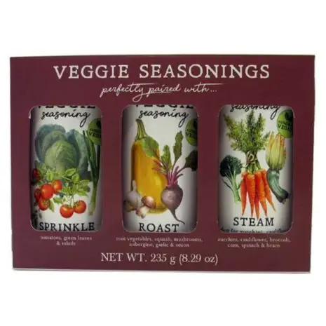 Eat Art Vegan Veggie Seasoning 3 Pack Steam Sprinkle Roast Spice Gift Set