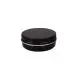 Black aluminium tins cosmetic singles 50g