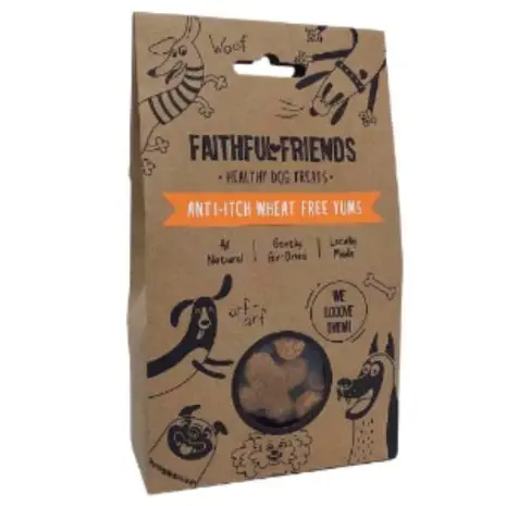 Faithful Friends Pet Treats Anti-Itch Wheat Free Dog Yums (250g)