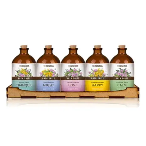 Pure Indigenous Aromatherapy Bath Salt Gift Set