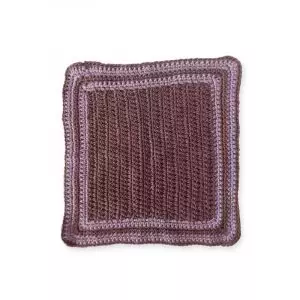 Holisteeq Bamboo viscose crochet wash cloth dark purple