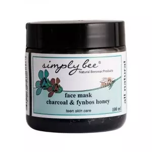 Simply Bee Teen All Natural Charcoal Honey Face Mask 100ml Front