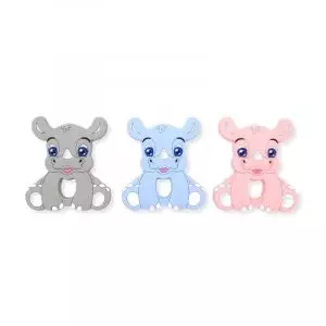 MiniMatters Rhino Silicone Teether Variations