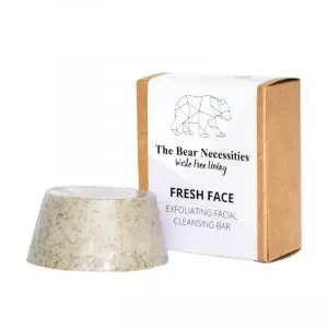 Bear Necessities Fresh Face Zerowaste solid facial cleansing bar