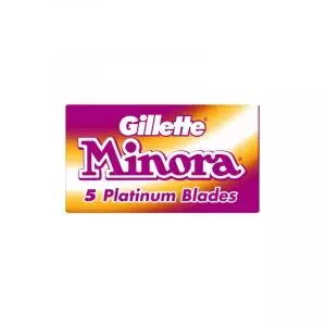 Gilette Minora Blades 5 pack safety razor replacement blades