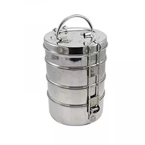 Ecoelephant Indian Tiffin Stainless Steel 9x4 4 tier