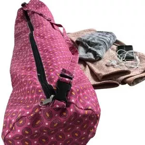 Upcycle Yoga Mat Carry Bag from Reclaimed Factory Offcut Fabric